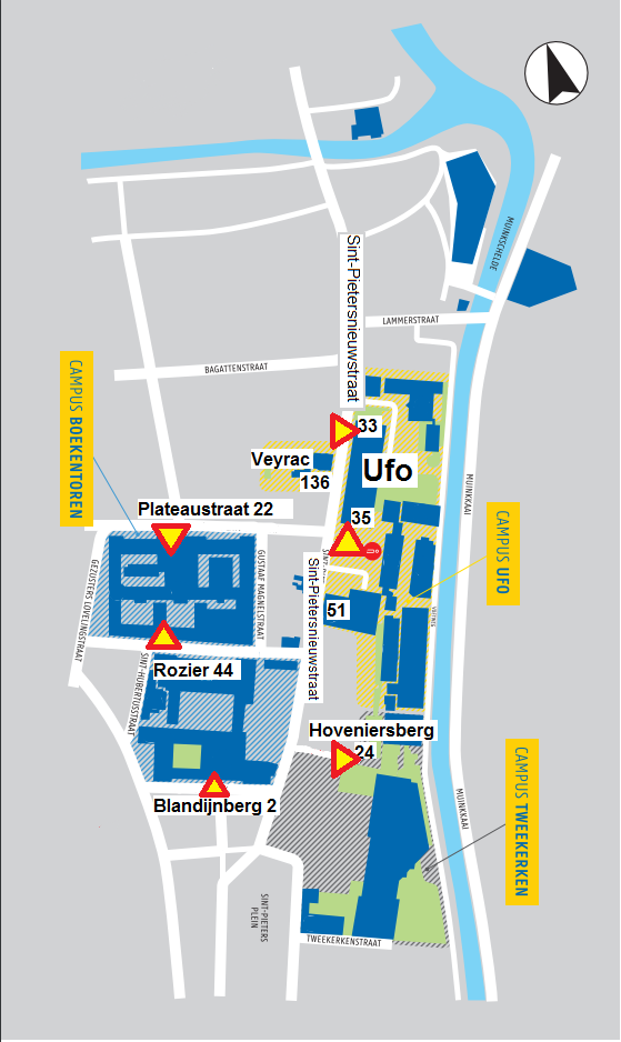 Map of Gent